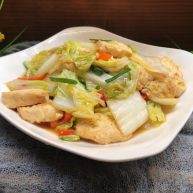 白菜炒豆腐