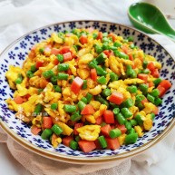 豇豆炒鸡蛋
