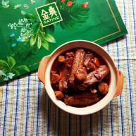 板栗啤酒鸭翅立冬美食