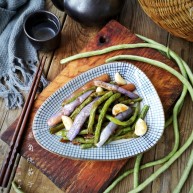 豆角烧茄子（少油健康版）