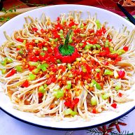 我爱蒜蓉系列蒜蓉粉丝金针菇