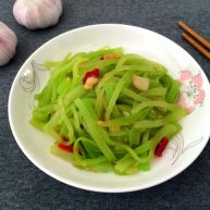 厨房挑战＋素菜＋清炒莴笋丝