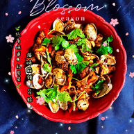 原创仙草味道私房菜苗先生的味道海味麻辣花蛤