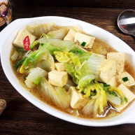 白菜炖豆腐