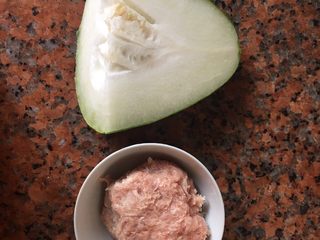 1、冬日暖心菜 冬瓜杞子猪肉丸汤,准备材料