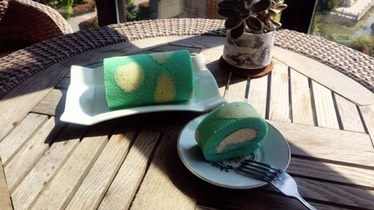 21、蓝天白云蛋糕卷,成品图