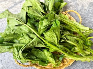 1、冬寒菜肉末羹,冬寒菜300g