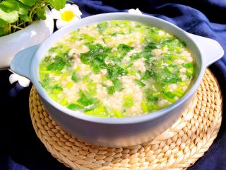 20、冬寒菜肉末羹,特别美味