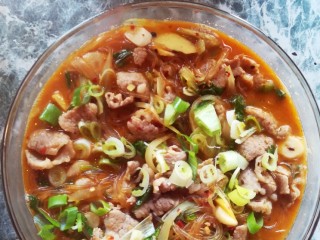 16、粉丝猪肉片,成品照