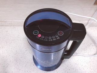 5、红枣红豆豆浆,按下豆浆模式