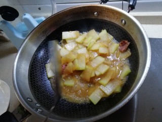 12、红烧冬瓜,水收干