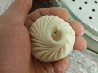 8、家庭版鲜肉包,最后收口