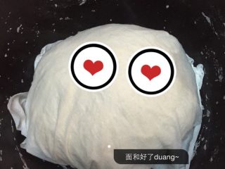 2、第一次蒸包子,面和好是这个样子的，需要2个小时左右可以发起。