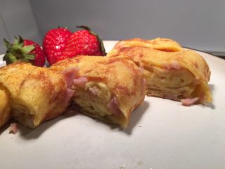 7、「吃货久久」小森日系鸡蛋卷升级版,很嫩很好吃 淡淡的甜咸味 一会就干光了????????