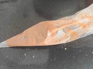 14、“发财”蛋糕卷～2018专属,拌匀后放入裱花袋里