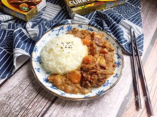 14、日式咖喱饭  家庭方便版,完成