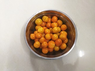 9、糖渍金桔,依次处理好的金桔