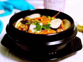 17、海鲜烩年糕,成品二