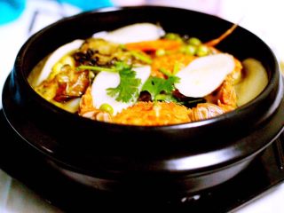 18、海鲜烩年糕,成品三