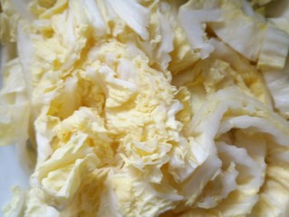 5、家常毛血旺,白菜洗净切片