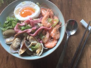 24、三鲜火龙果手擀面,是不是很完美的一碗面条啊