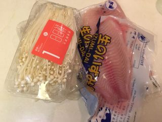 1、宝船蒸,金针菇、鲷鱼