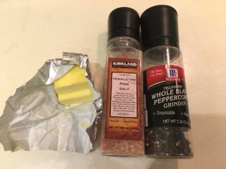 2、宝船蒸,无盐奶油、海盐、黑胡椒