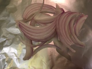 10、宝船蒸,洋葱分四份，垫底