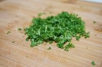 10、茄汁意面配嫩煎带子,新鲜欧芹切碎