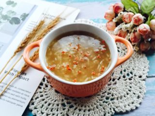 14、桂花红糖酒酿小圆子,盛在喜欢的器皿