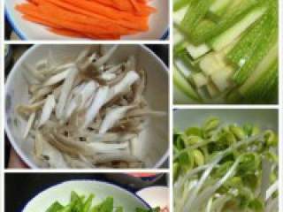 2、韩国拌饭,这里有一件事要提醒的是各种配 菜的量大家要注意 我第一次制作的 时候就是配菜太多吃不完!如果配菜 跟我一样有5-6种的话,每种最好不要超过半个饭 碗哦!我平常饭量是大半碗,按照上面说的量做刚好一人份。