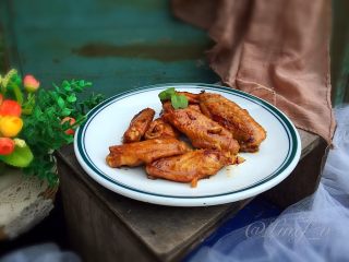 5、金牌BBQ烤翅,完成，成品图。