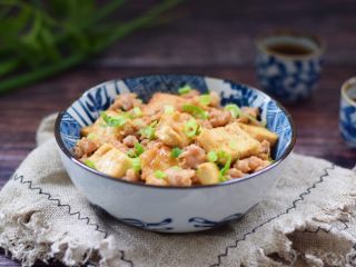 16、肉末豆腐,成品图