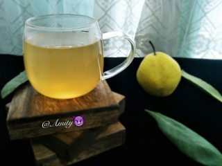 9、枇杷叶冰糖雪梨水,成品图