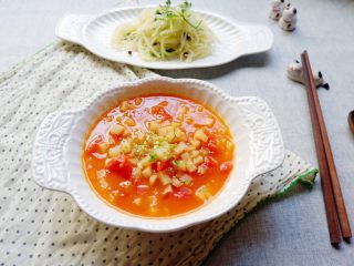 16、新手必看  番茄土豆汤,娃的，我的，今天一起吃素吧。