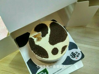 13、好吃到爆的七层牛乳蛋糕（改良版）,最后装盒，今天的量是八个四寸哒，顾客都定出去啦，如果你喜欢就跟我学做吧，最全的牛乳蛋糕配方，根据日本原版七层牛乳制作，完胜传统蛋糕店的简易版牛乳蛋糕，最重要的是又有蛋糕又有慕斯又有好多层的好东西，好吃到爆，稍后出视频课哈，敬请关注吧，有问题私信我哈