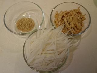 4、懒人料理+蘿蔔皮的應用,白蘿蔔絲、豆皮絲、白芝麻