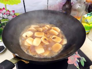 11、食过返寻味~黑芝麻枸杞红糖炒年糕,转小火