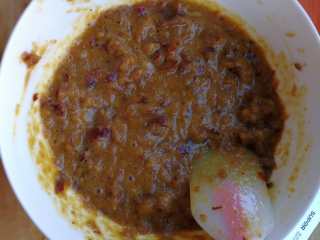 10、枣糕,搅拌均匀