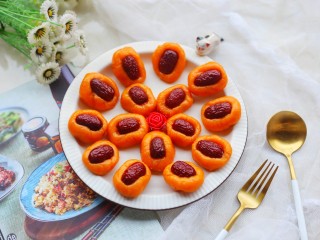 17、胡萝卜红枣点心,来一个。