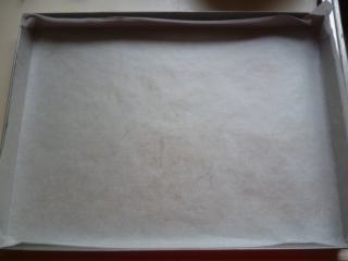 1、小小蛋糕卷～～派对里的宠儿,烤盘上铺上烤盘纸；蛋黄蛋清分离；低粉过筛；平口挤花嘴装入大号裱花袋；色素用少许清水化开；烤箱预热至190度备用。