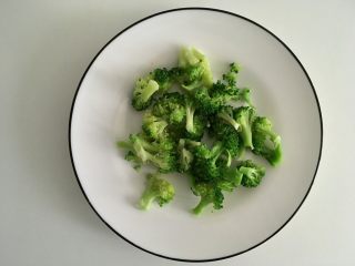 9、小调的早餐--第一话,这时水应该烧开了，锅里放盐，放入西兰花，水微开捞出晾凉