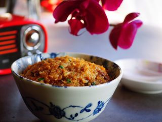 20、南瓜藜麦饭,摆盘。