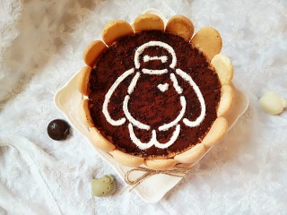 11、大白暖心蛋糕,成品。