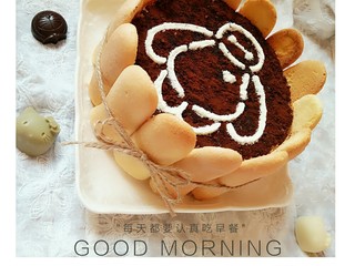 12、大白暖心蛋糕,成品。