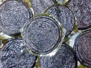 17、田艾印粿,蒸好后取出放凉即可!