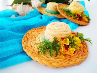 15、草帽编织饼干,成品图。