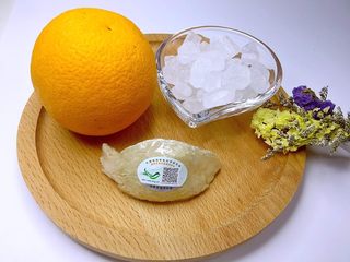 1、 香橙燕窝,准备材料