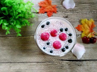 5、椰奶西米露,成品