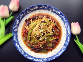 13、#苦味#凉拌五味苦瓜,好吃，去火????